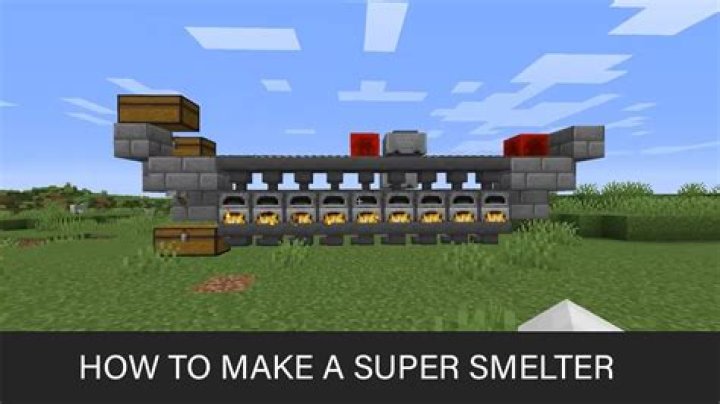 How to make a super smelter in minecraft
