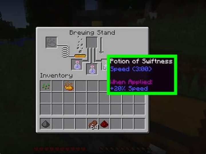 How to make a swiftness potion in minecraft