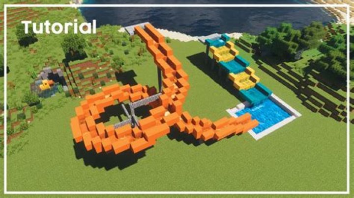 How to make a waterslide in minecraft pe