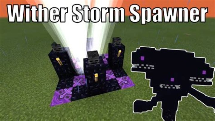How to make a wither storm in minecraft