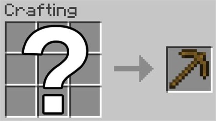 How to make a wooden pickaxe on minecraft