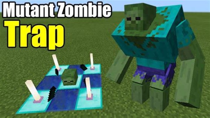 How to make a zombie trap in minecraft