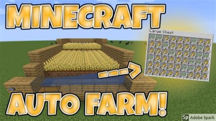 How to make an automatic farm in minecraft