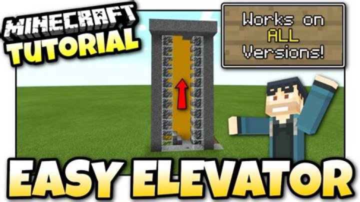 How to make an elevator in minecraft ps4