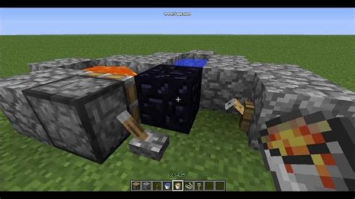 How to make an obsidian generator in minecraft