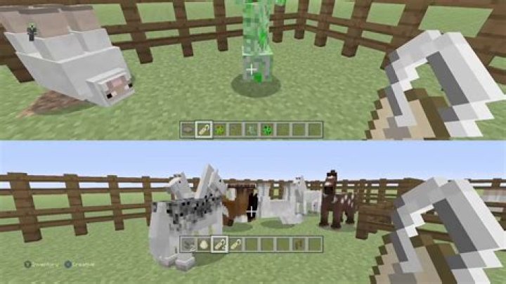 How to make animal upside down in minecraft