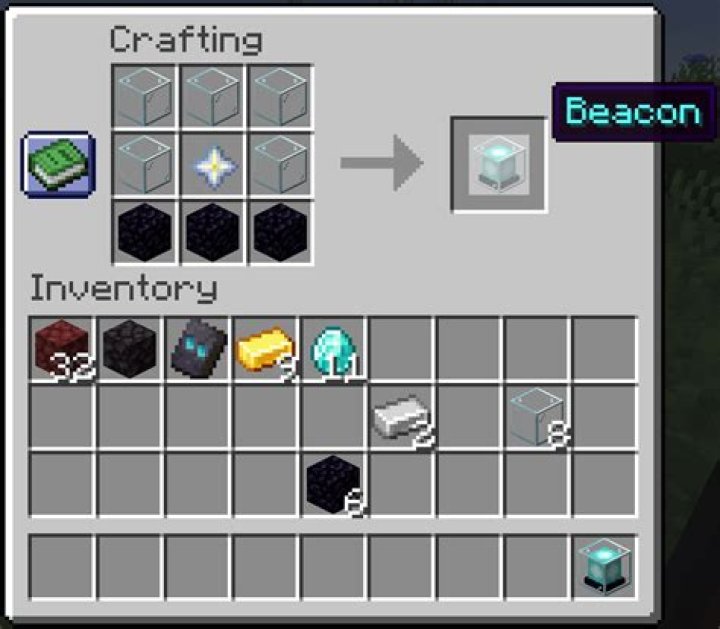 How to make beacon minecraft