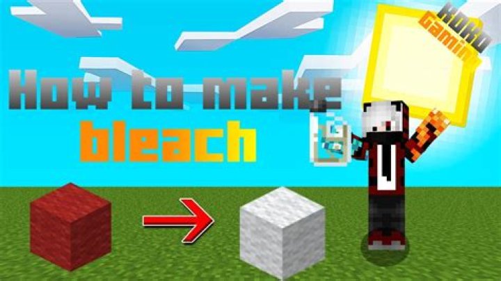 How to make bleach minecraft