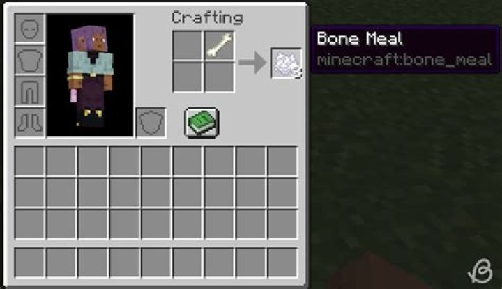 How to make bonemeal minecraft