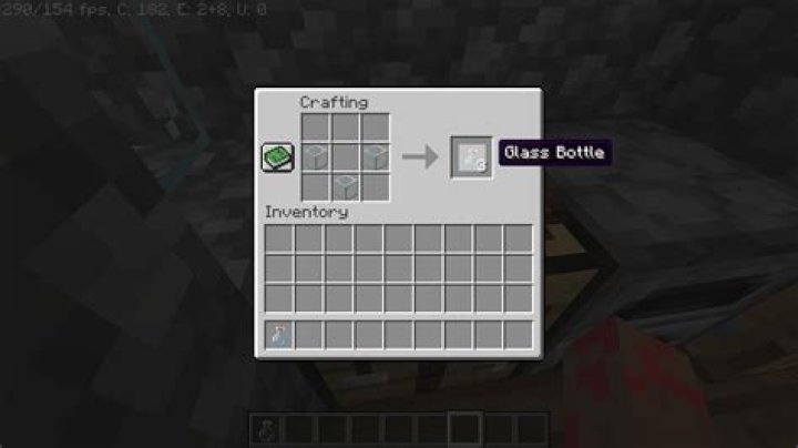 How to make bottles in minecraft