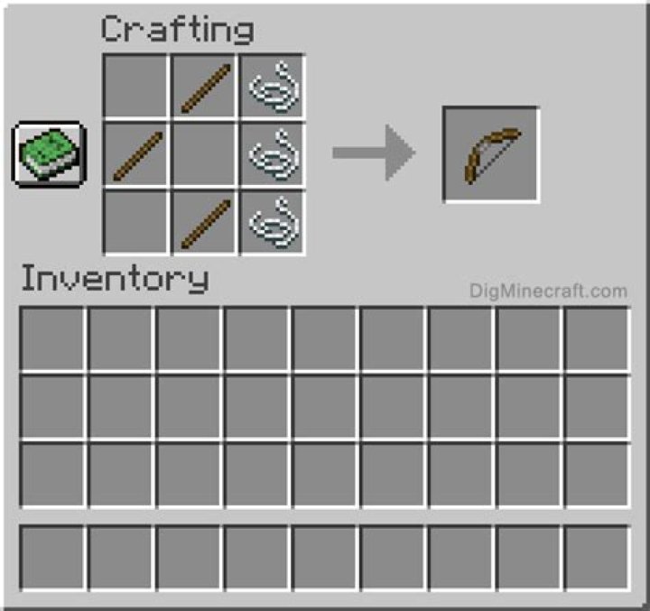 How to make bow minecraft