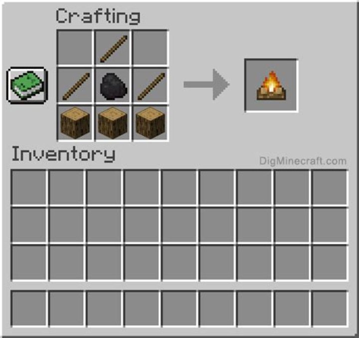 How to make campfire minecraft