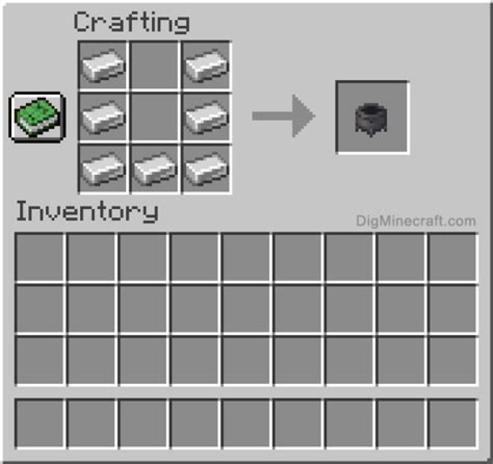 How to make cauldron minecraft