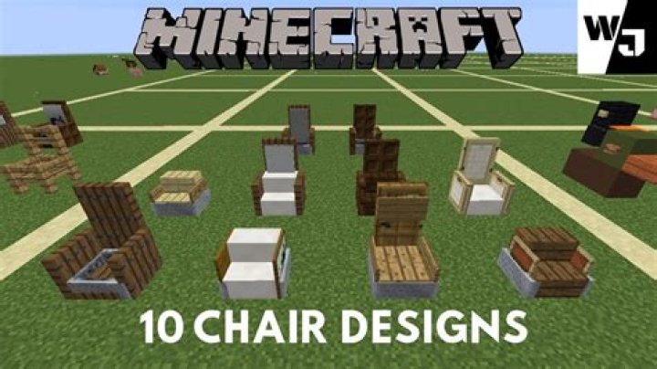 How to make chairs in minecraft