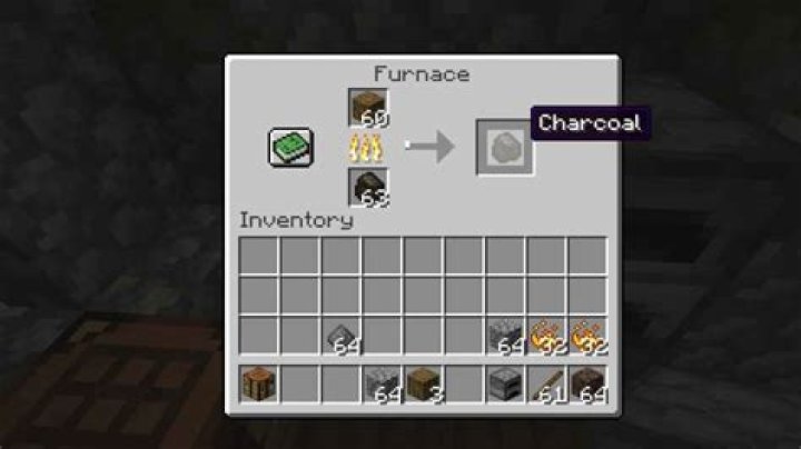 How to make charcoal on minecraft
