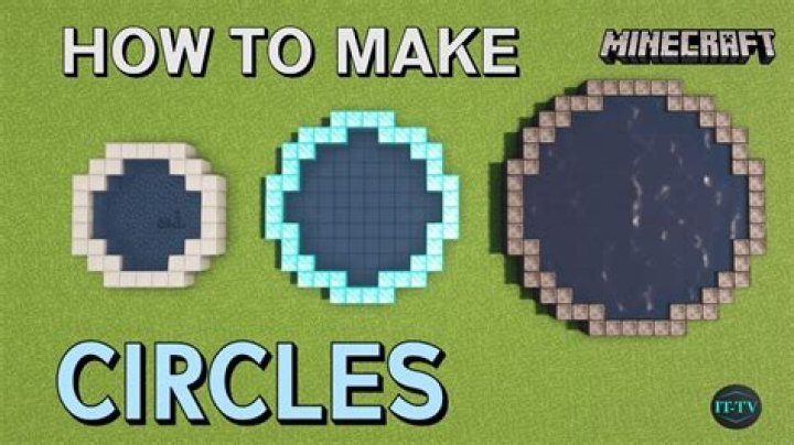 How to make circle minecraft
