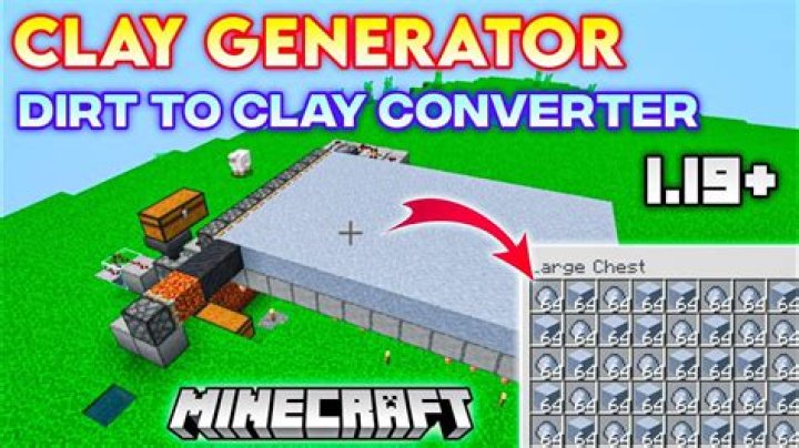 How to make clay minecraft