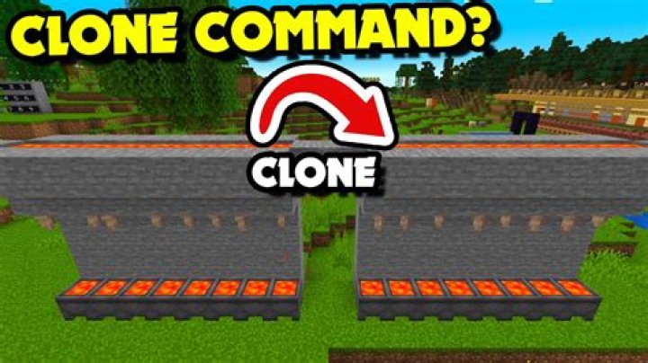 How to make clone in minecraft