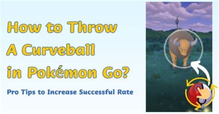 How to make curveball throws in pokemon go