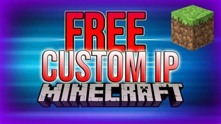 How to make custom ip for minecraft server