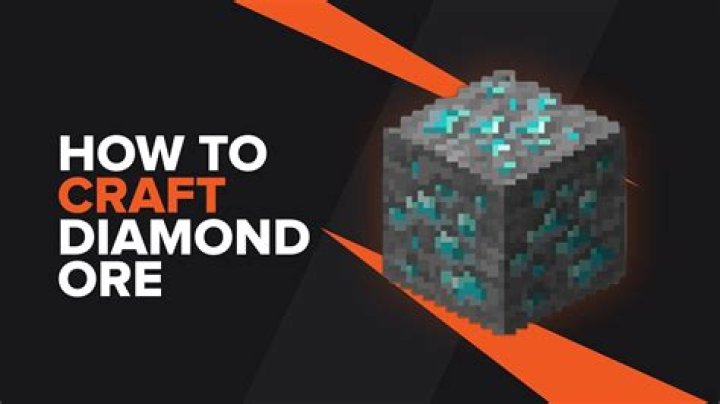 How to make diamonds in minecraft