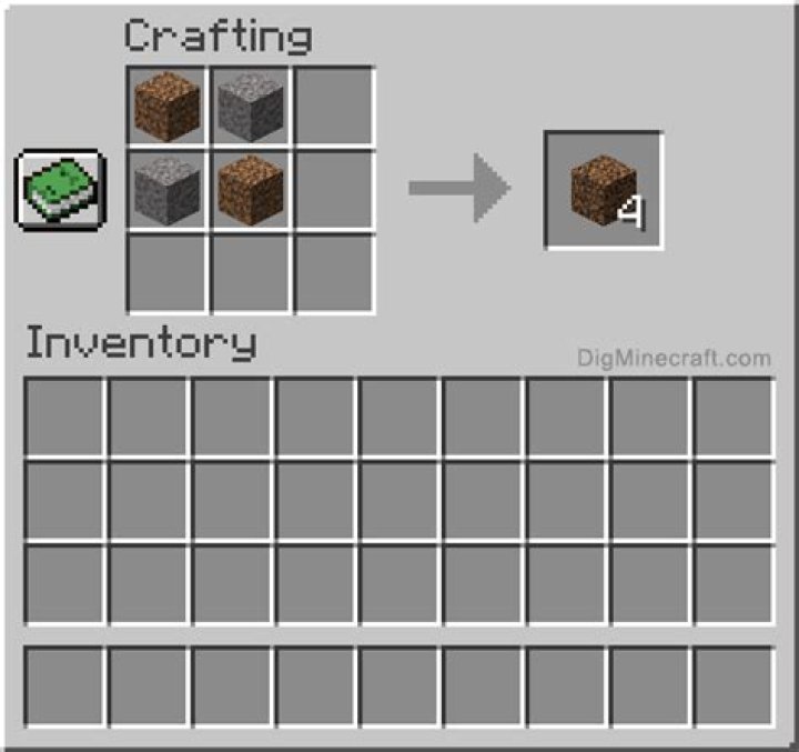 How to make dirt in minecraft