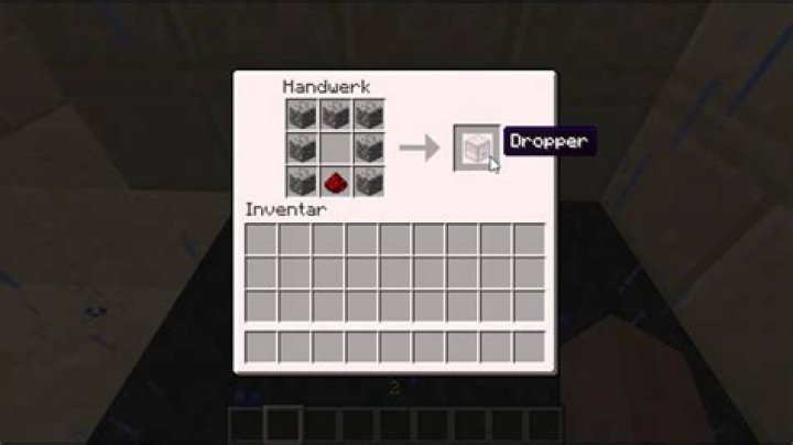 How to make dropper in minecraft