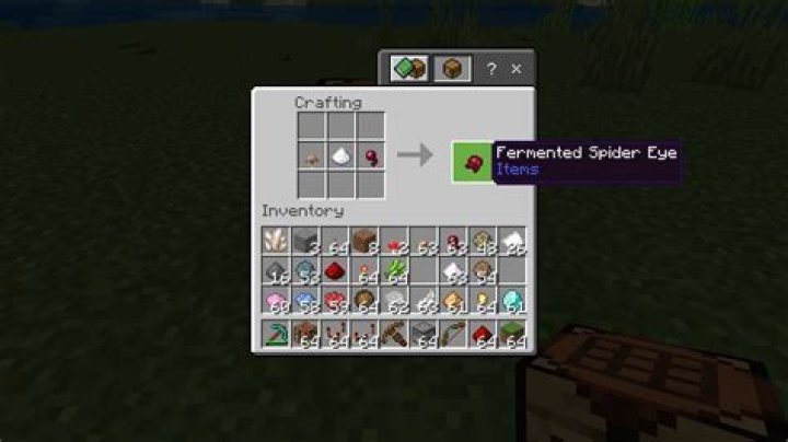 How to make fermented spider eye in minecraft