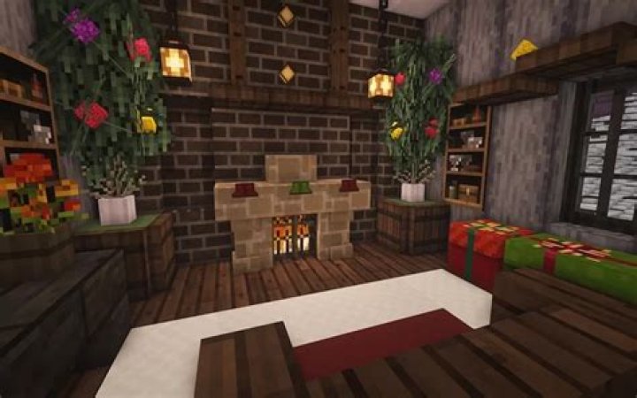 How to make fireplace minecraft