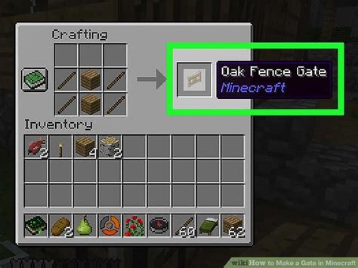 How to make gate minecraft
