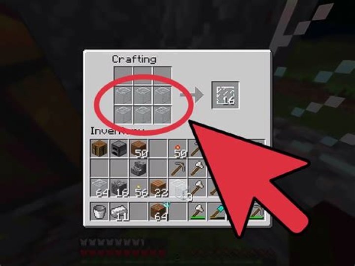 How to make glass minecraft