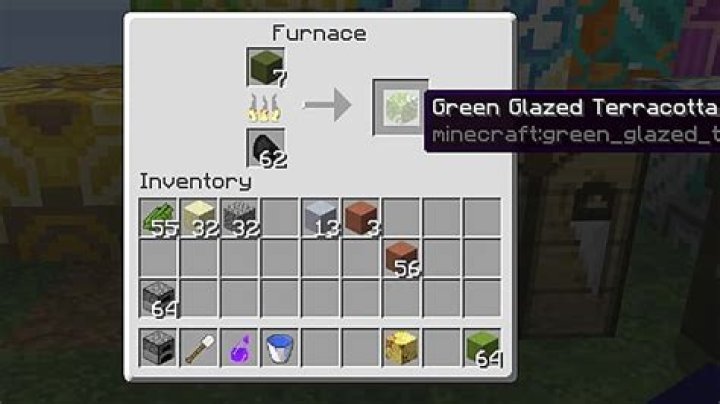 How to make glazed terracotta minecraft