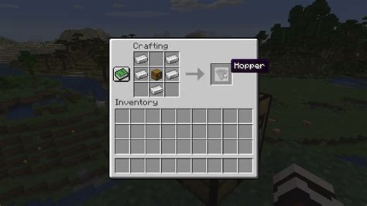 How to make hopper minecraft