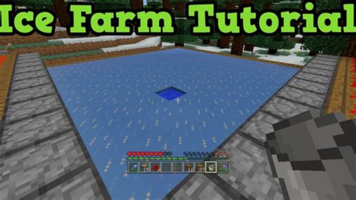 How to make ice minecraft
