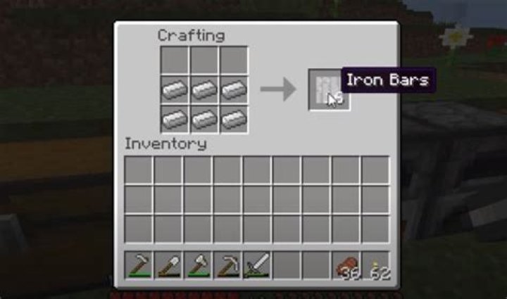 How to make iron bars minecraft