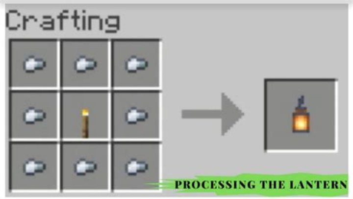 How to make lantern in minecraft
