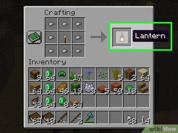 How to make lanterns minecraft