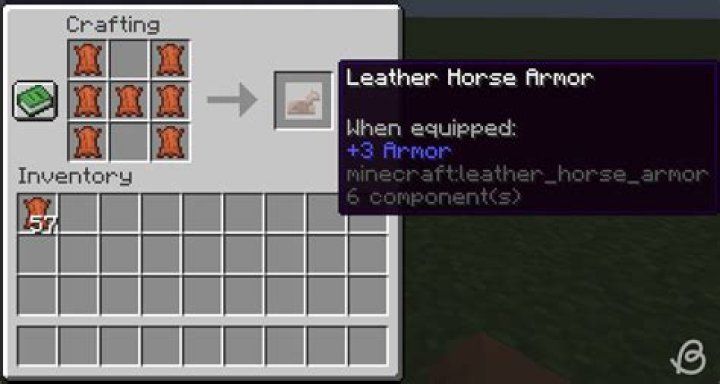 How to make leather horse armor in minecraft
