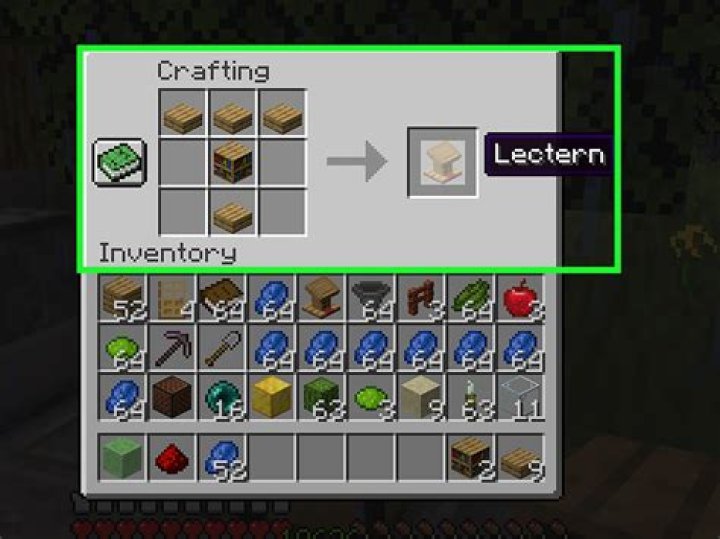 How to make lectern in minecraft