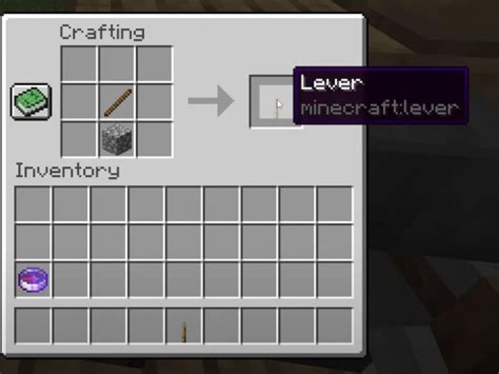 How to make levers in minecraft
