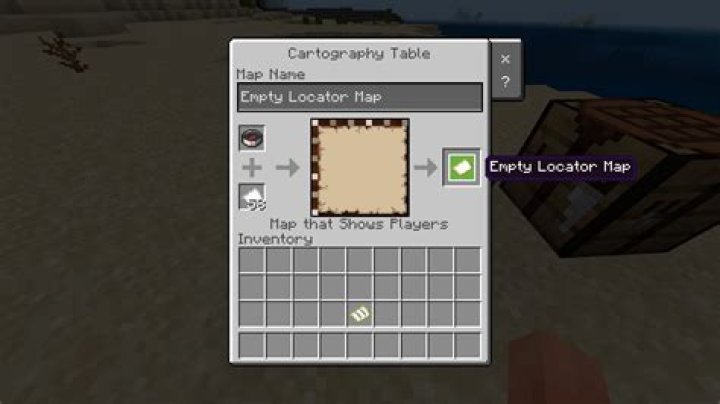 How to make locator map minecraft