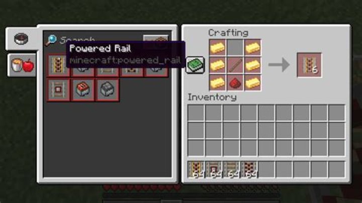 How to make minecraft rail