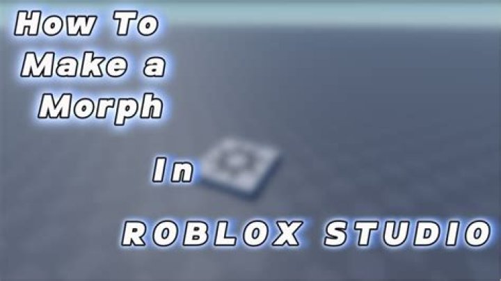 How to make morphs in roblox