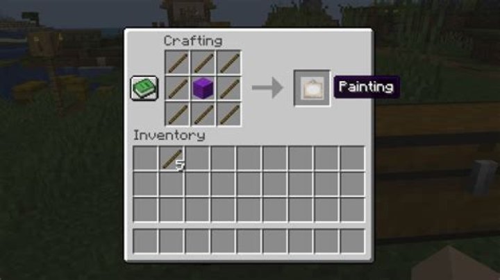 How to make painting in minecraft