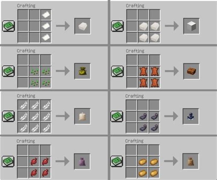 How to make pouch in minecraft