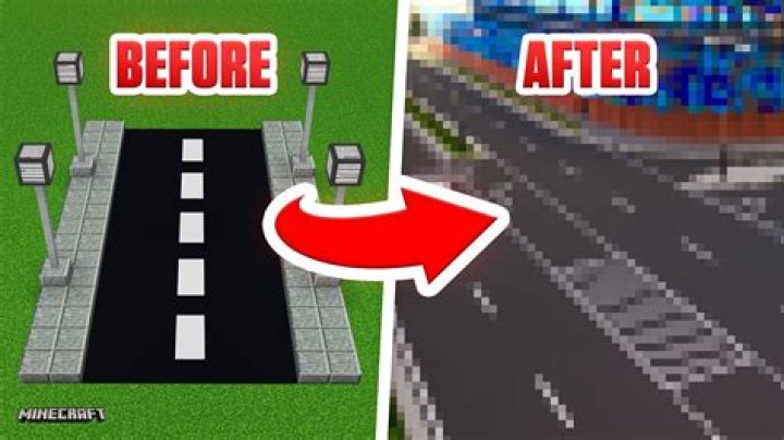 How to make roads in minecraft