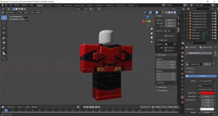 How to make roblox models in blender