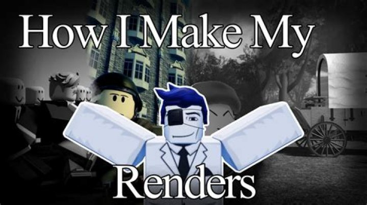 How to make roblox renders