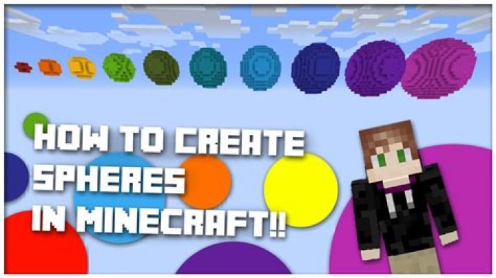 How to make spheres in minecraft
