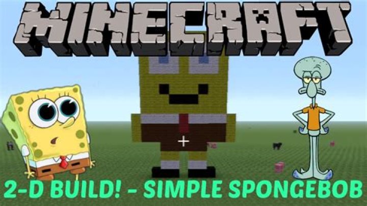 How to make spongebob on minecraft